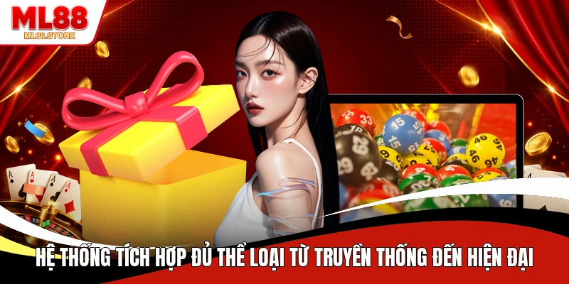 Hệ thống tích hợp đủ thể loại từ truyền thống đến hiện đại